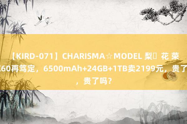 【KIRD-071】CHARISMA☆MODEL 梨々花 荣耀X60再笃定，6500mAh+24GB+1TB卖2199元，贵了吗？