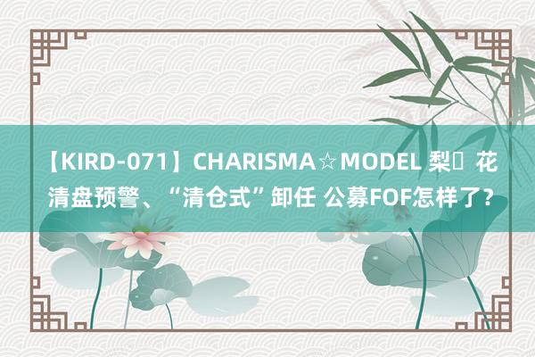 【KIRD-071】CHARISMA☆MODEL 梨々花 清盘预警、“清仓式”卸任 公募FOF怎样了？