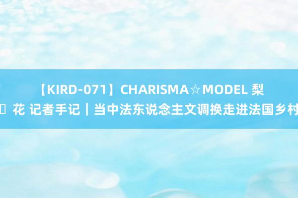 【KIRD-071】CHARISMA☆MODEL 梨々花 记者手记｜当中法东说念主文调换走进法国乡村